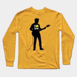 IAHH-SILHOUETTE-GUITARIST-MALE-1 Long Sleeve T-Shirt